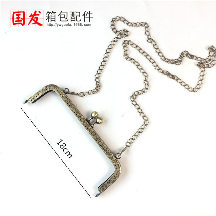 10% de descuento: cadena de molienda de 120CM simple hebilla de cuatro colores opcional bolsa pequeña cadena cadena bolsa