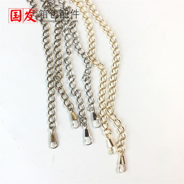 10% de descuento: cadena de molienda de 120CM simple hebilla de cuatro colores opcional bolsa pequeña cadena cadena bolsa