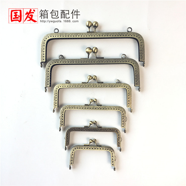 8.5 10.5, 12.5, 15, 18, 20CM oro de boca en relieve cuadrado [pozo cuadrado] oro de boca común DIY