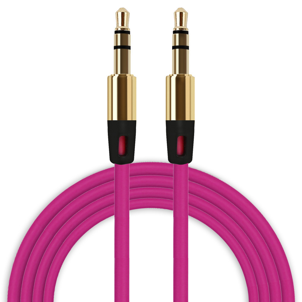 Color Magic Audio AUX AUX Vehicle Audio Audio Circuit 3.5mm Car Headphones Vehicle Circular Sound speaker Cable wholesale 3