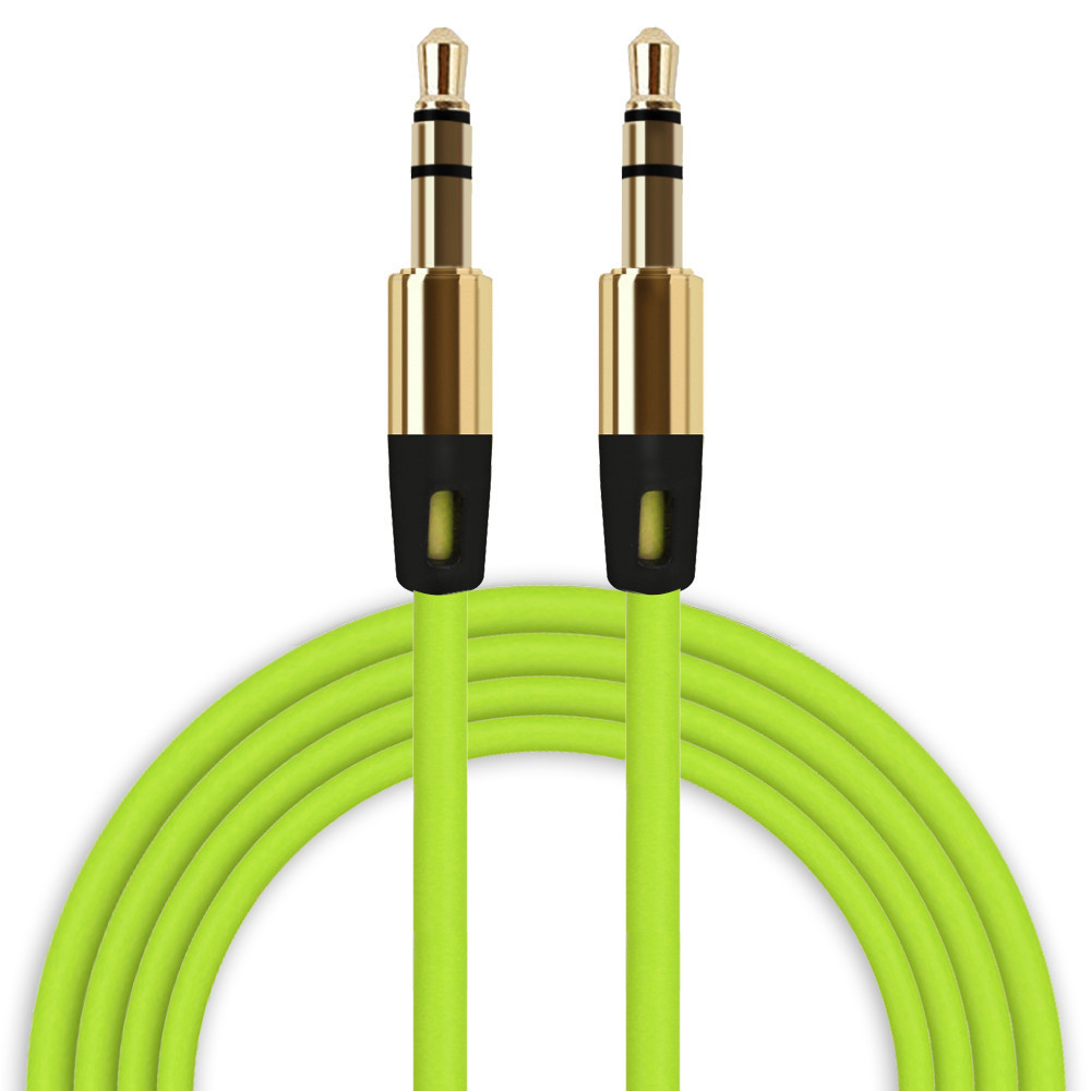 Color Magic Audio AUX AUX Vehicle Audio Audio Circuit 3.5mm Car Headphones Vehicle Circular Sound speaker Cable wholesale 2