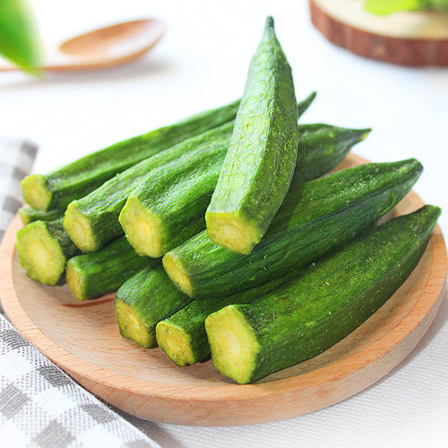 New Product Launch: Crispy Okra 50g Bag, Ready-to-Eat Snack Vegetable Dried Okra, Hainan Specialty