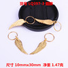 Metal small bell with accessories, hair accessory, pendant, with snowflakes, suitable for import