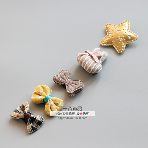 Children's hair accessories, girls' hair accessories, baby hair clip set, children's hair clip five-piece set