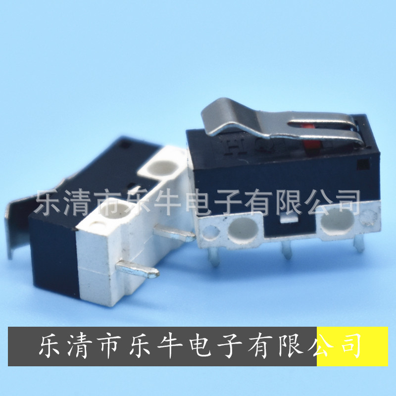 微动开关 KW-10 弯柄限位开关 行程开关  鼠标型电源开关