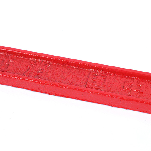 Factory supply thickened heavy-duty recast steel fire wrench, ground fire hydrant wrench, fire wrench, plastisol coated