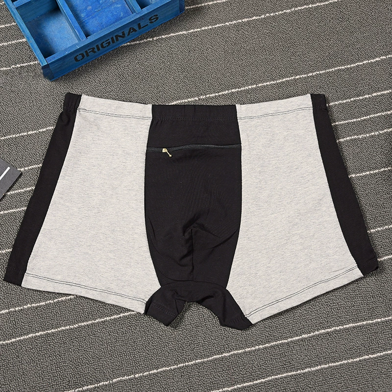 Креативные Модные мужские трусы-боксеры на молнии, простое бесшовное нижнее белье, удобные дышащие шорты в тон, производители, продающие