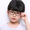 2104 new TR90 children's glasses frame elementary schoolgue anti -Blu -ray flat light, unbeatable plane mirror care
