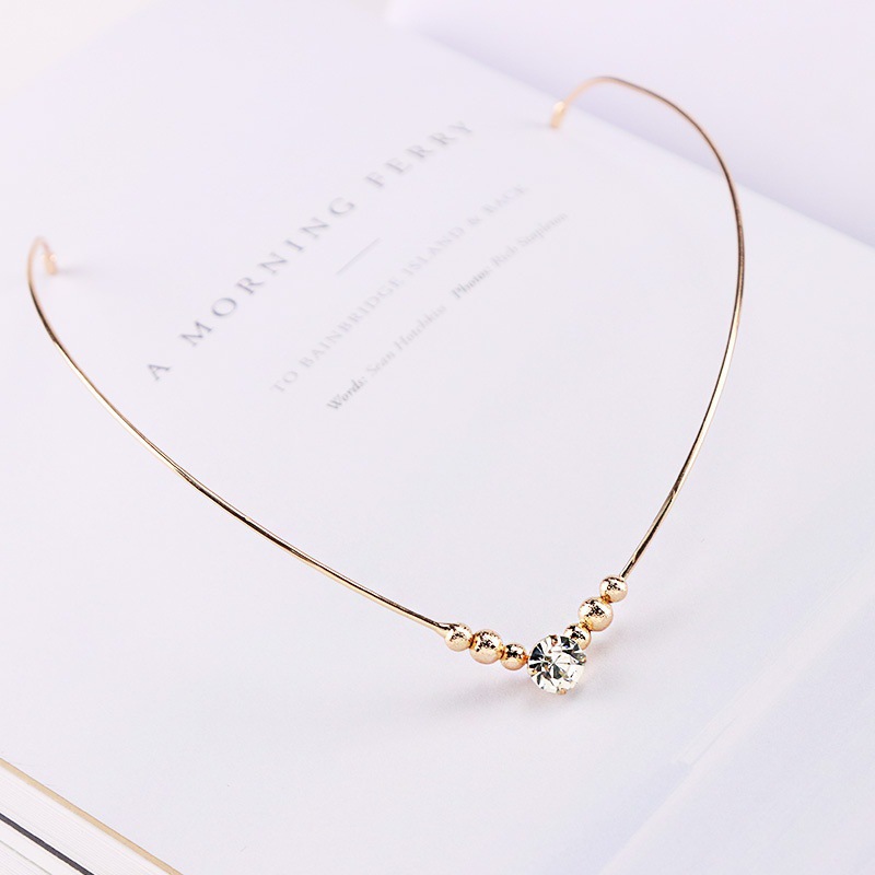 Nueva espalda-Usar rizador de pelo accesorios para el cabello moda dulce aleación rhinestone banda de pelo accesorios nupciales accesorios para la cabeza accesorios al por mayor