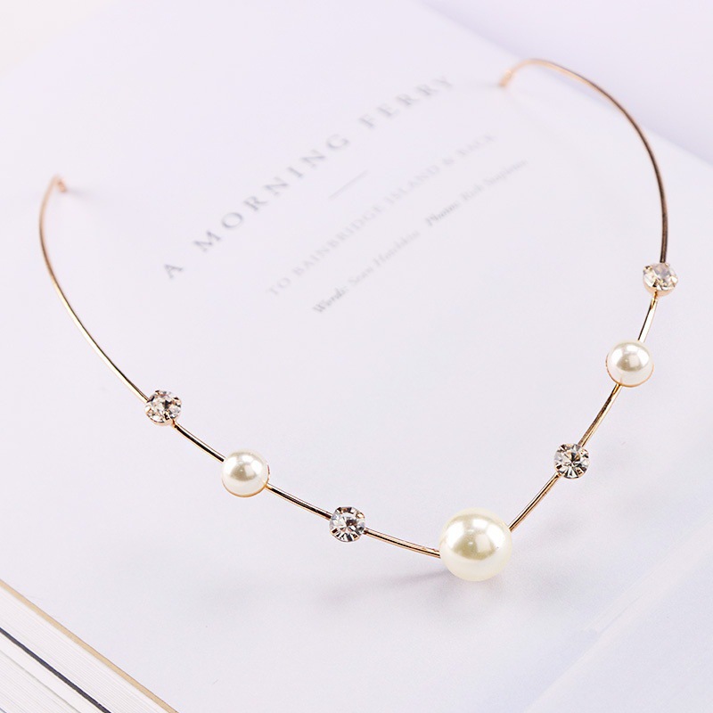 Nueva espalda-Usar rizador de pelo accesorios para el cabello moda dulce aleación rhinestone banda de pelo accesorios nupciales accesorios para la cabeza accesorios al por mayor