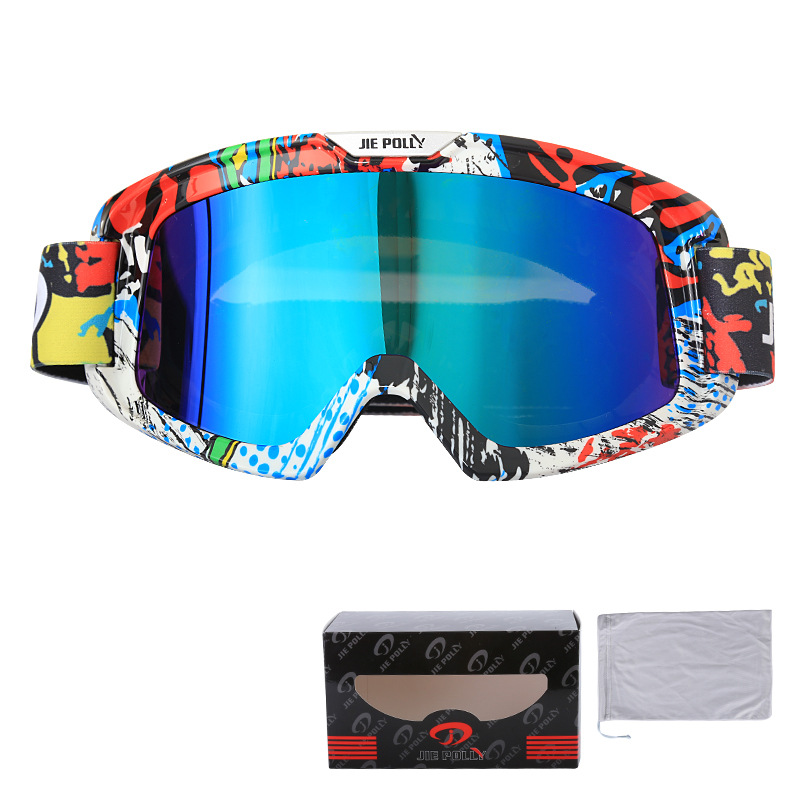 跨境专供摩托车骑士装备越野风镜防风镜抗摔护目镜摩托骑行风镜|ru