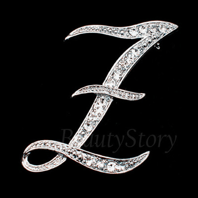 Broche de letras inglesas incrustadas en diamantes deseo Comercio exterior popular broche de metal de todos los partidos collar de la insignia de los hombres hebilla Pin image 33