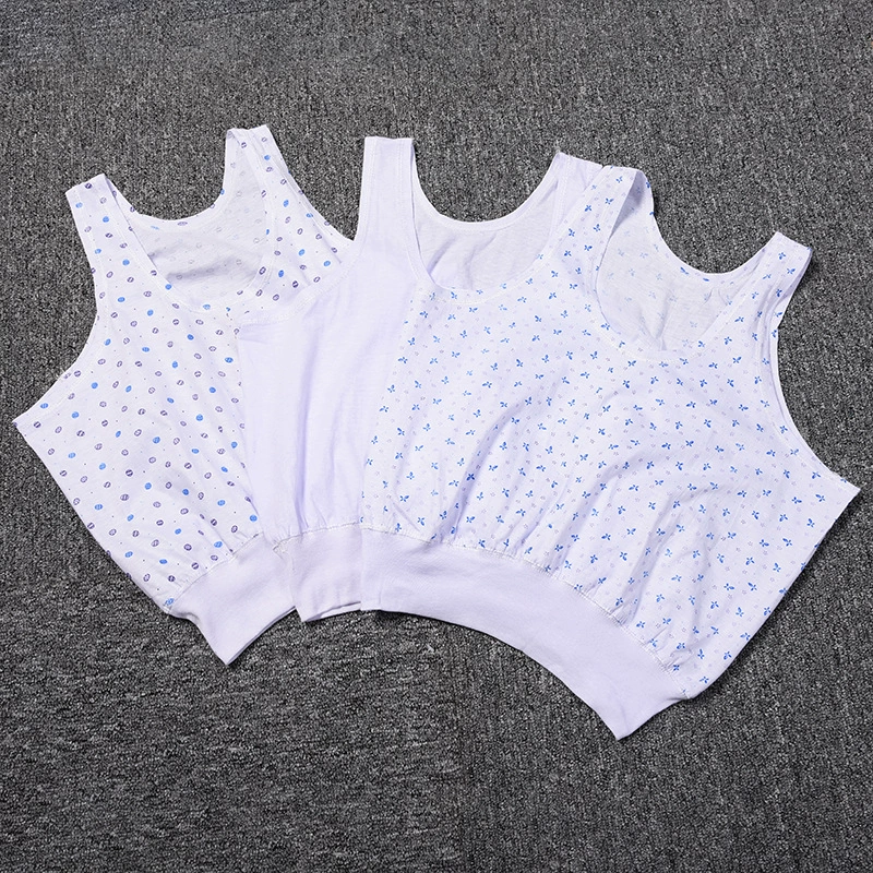 Жилет из полиэстера и хлопка среднего и пожилого возраста, женская свободная майка большого размера, женское нижнее белье, жилет для мамы