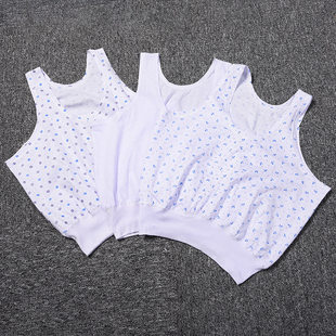 Middle-aged and elderly polyester cotton vest women loose large size sweat shirt old lady women base underwear mom women vest