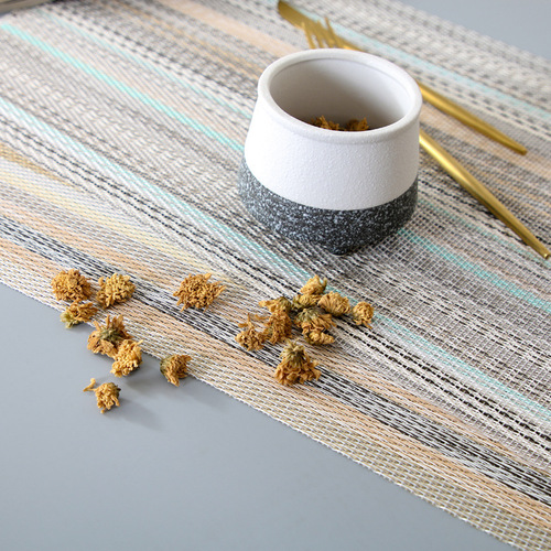 Placemat insulation mat European-style Western placemat anti-scalding waterproof table mat Japanese-style PVC coaster bowl mat dinner plate mat tablecloth