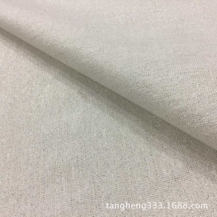 现货供应金银丝麻棉坯布 各种规格亚麻棉坯布 棉麻面料 亚麻棉