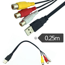 USB�D3RCAĸ�� AV���l��3rca  USB A���D��ɏ��ĸ�^�~о��