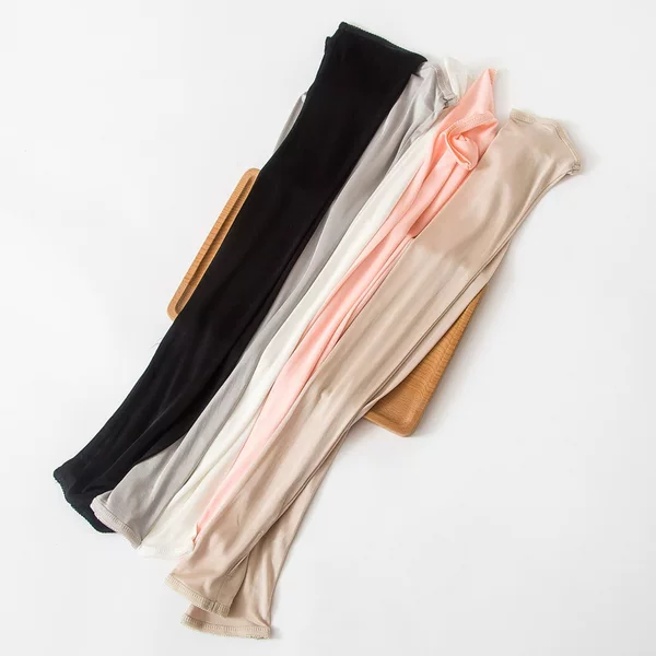 Silk Sunscreen Sleeve Large Wholesale Sports Mulberry Silk UV Protection Bicycle Driving Loose Armguard Summer