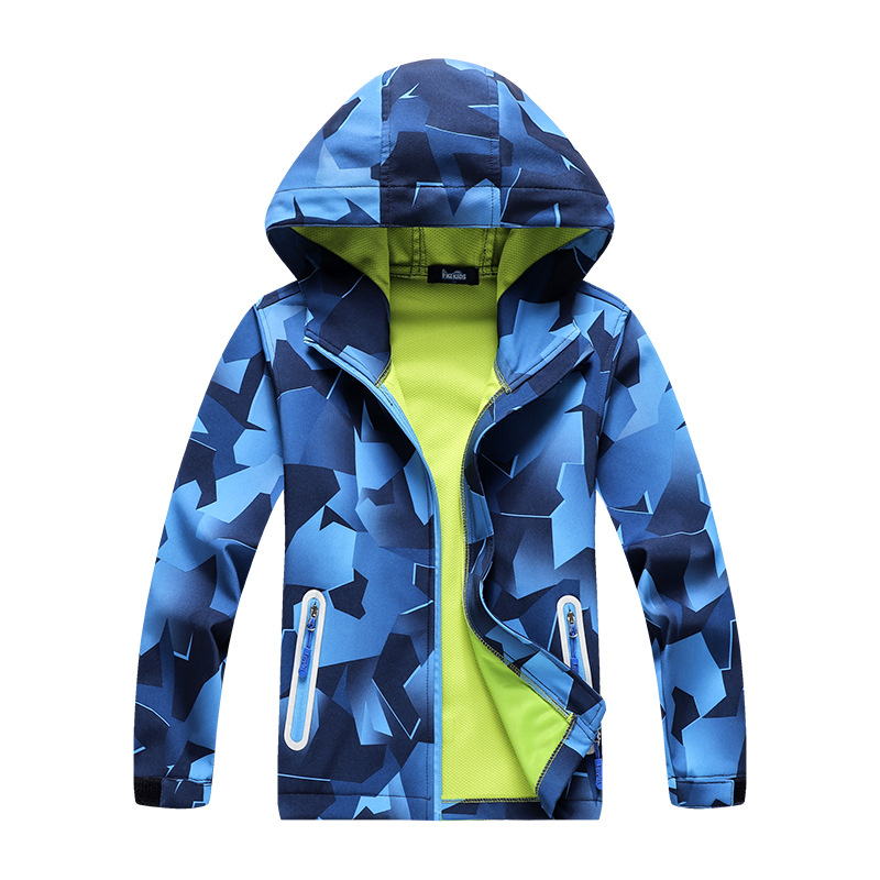 Travel waterproof breathable elastic jacket for men and women with…