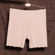 [45.00 kg-80.00 kg] Plus size anti-light leggings women's wavy edge belly Ice Silk three-point seamless safety pants