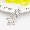 Accessory, metal hairgrip with bow, fashionable ponytail, hairpins, suitable for import, European style