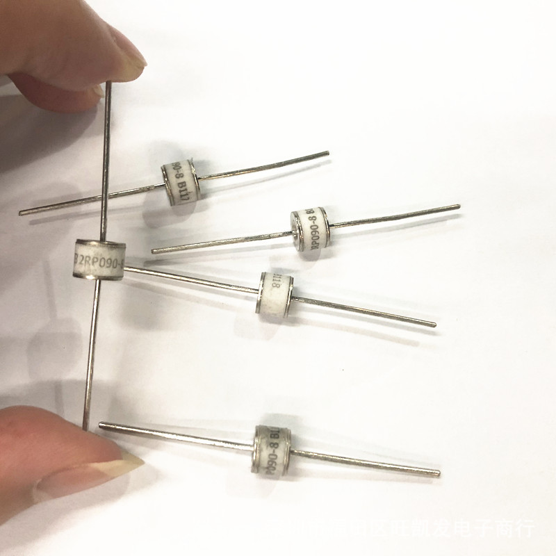 陶瓷气体放电管 2RP090L-8 防雷管 2RP090-8 2脚 90V 2R090 20KA