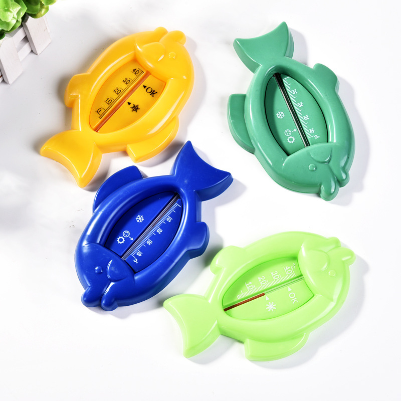 卡通大鱼塑料OPP沐浴温度计鱼缸温度计洗澡温度计室内 厂家供应