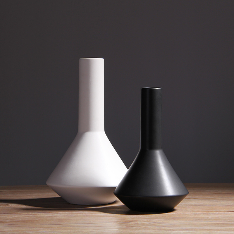 Nordic simple decoración del hogar florero de cerámica TV gabinete decoración modelo Chaozhou fábrica al por mayor