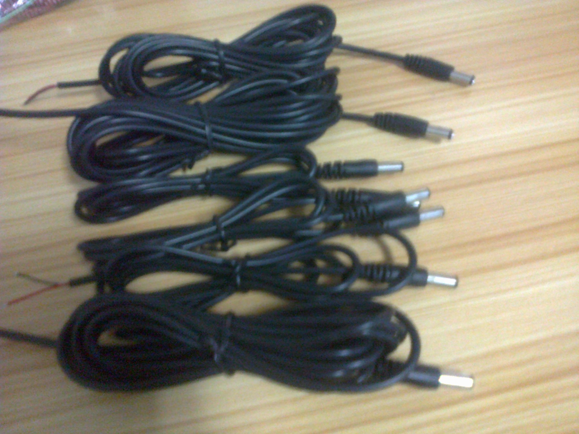 DC电源线 红黑线公头 连接线软线柔性柔性线直流电热铜线