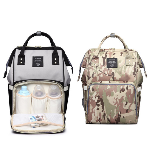 Mommy Bag Direct Manufacturer Wholesale Dual-shoulder Diaper Bag 2018 Upgrade Version Multifunctional Mother and Baby Bag