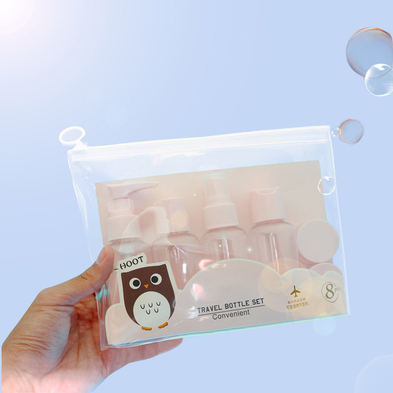 Fabricante transparente EVA bolsa de cremallera de plástico de alta frecuencia EVA bolsa de almacenamiento de cosméticos de higiene EVA bolsa de sello