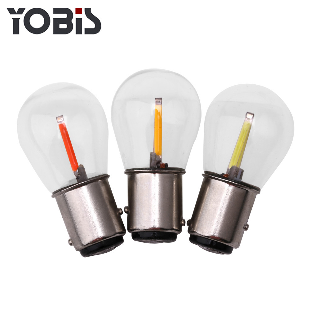 Luz modificada Youbisi LED filamento luz de freno BAY15D 1157 LED luz del coche señal de giro Luz de marcha atrás