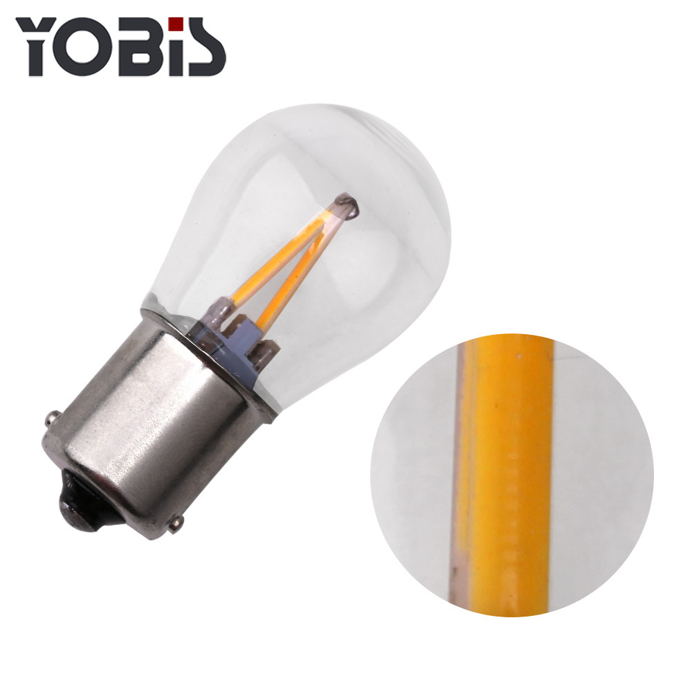 Luz modificada Youbisi LED filamento luz de freno BAY15D 1157 LED luz del coche señal de giro Luz de marcha atrás