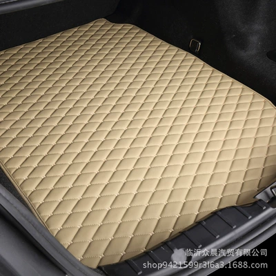 BMW New 5, Trunk Mat - beige-white-take-a-picture-of-the-message-model-year