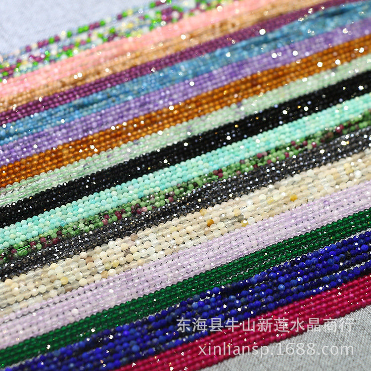 2mm faceted gemstone face garnet tiger eye agate crystal redstone 2mm loose bead flash facet