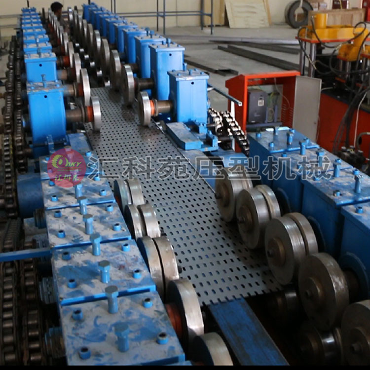 不锈钢电缆桥架机冷弯成型钢制桥架线槽防火电缆桥架梯边生产设备