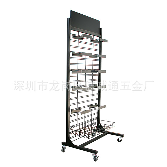 专业生产商超货品网片展示架挂服装挂包挂鞋促销货架带价格牌展架