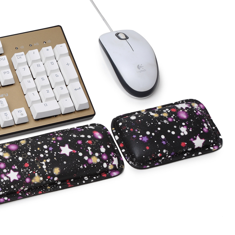 Alfombrilla de ratón alfombrilla de ratón de cuero almohadilla de muñeca almohadilla de codo cuadrado