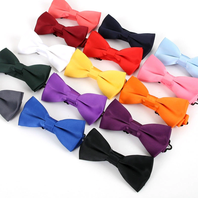 Bow tie, black classic suit English style with bow