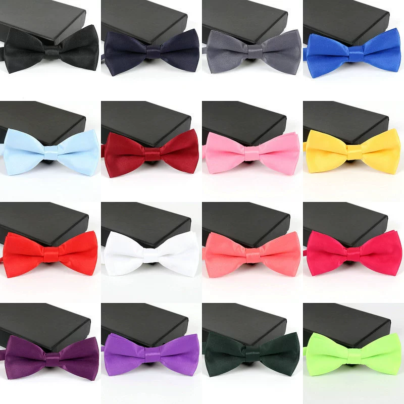 Bow tie, black classic suit English style with bow