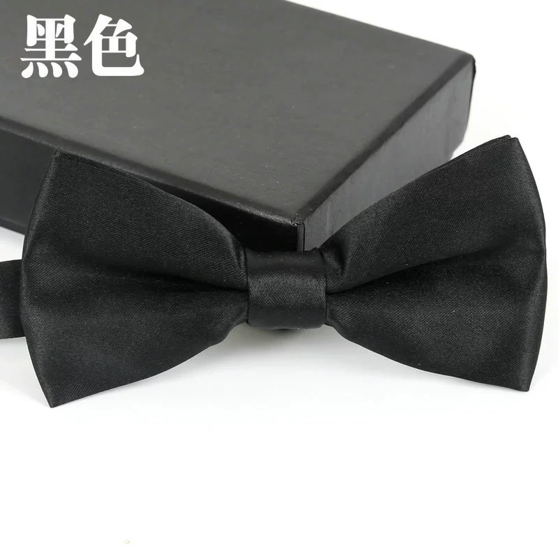 Bow tie, black classic suit English style with bow