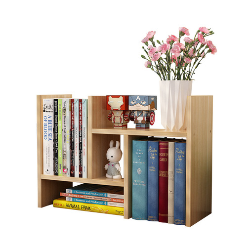 Desk small bookshelf simple desk stand storage rack minimalist modern student bookcase child desk office desk storage rack