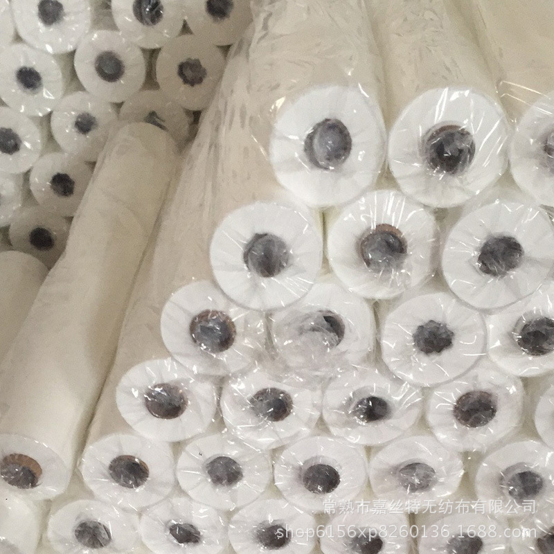 无纺布卷美容院床单 防水防油卫生点断床单 白色蓝色一次性点断床