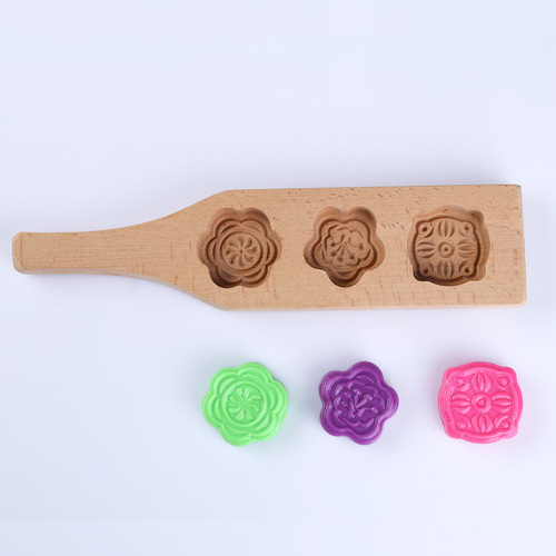 Wooden baking molds, bread molds, mooncake, steamed buns, mung bean cake molds, face cutters for pastries, cookie molds, green rice cakes