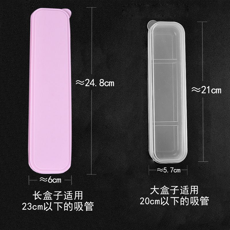 Envases perforados de vidrio puntiagudo color de paja resistente a altas temperaturas leche perla tienda de té jugo bebida paja