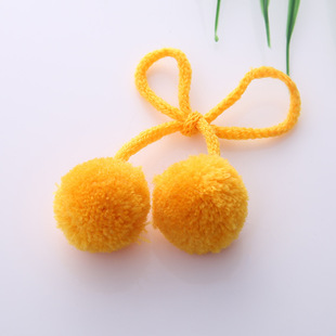 Factory wholesale polyester pair ball 3CM fur ball multifunctional fur ball ornaments children diy plush jewelry accessories