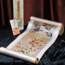 高盛文化正版织锦谢振瓯版丝绸之路横轴画中国特色外事商务礼品