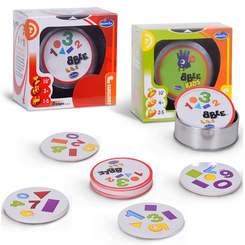 Parent-child table game card game Dobo boy found it looking for your sister spot it game