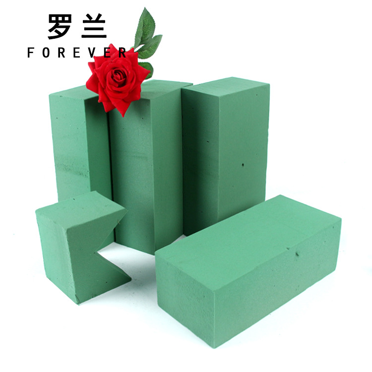 Roland flor material de embalaje flor barro reforzado flor material de barro flor verde flor barro arreglo floral boda flor falsa