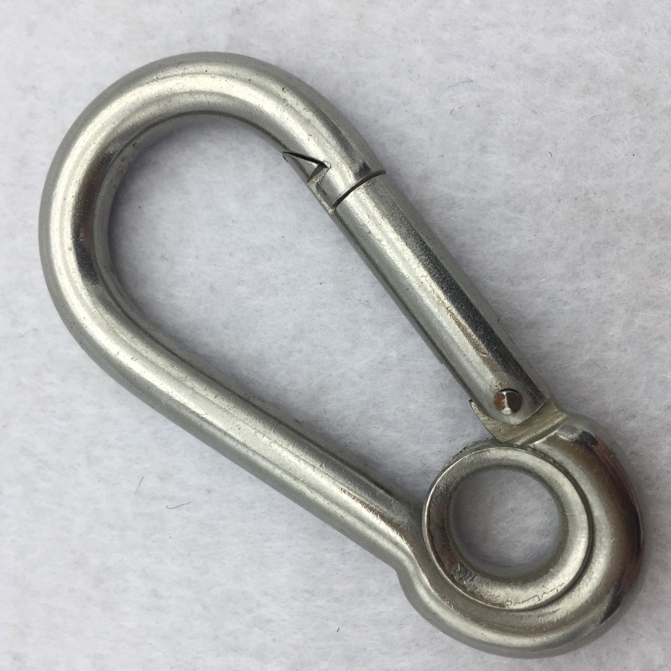 Montaña hebilla de alambre de acero hebilla de resorte de acero inoxidable seguro de seguridad hebilla de conexión hebilla hebilla de cadena de perro encapsulación de pegamento